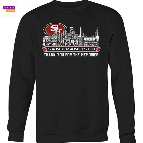 San Francisco 49ers Thank You For The Memories Unisex T-Shirt
