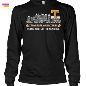 Tennessee Volunteers Thank You For The Memories Unisex T-Shirt