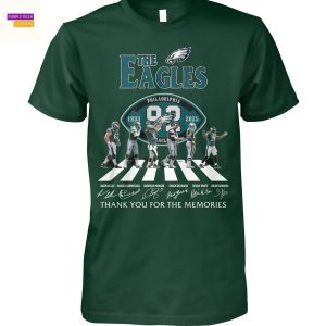 The Philadelphia Eagles 1933-2025 Signature Thank You For The Memories Unisex T-Shirt