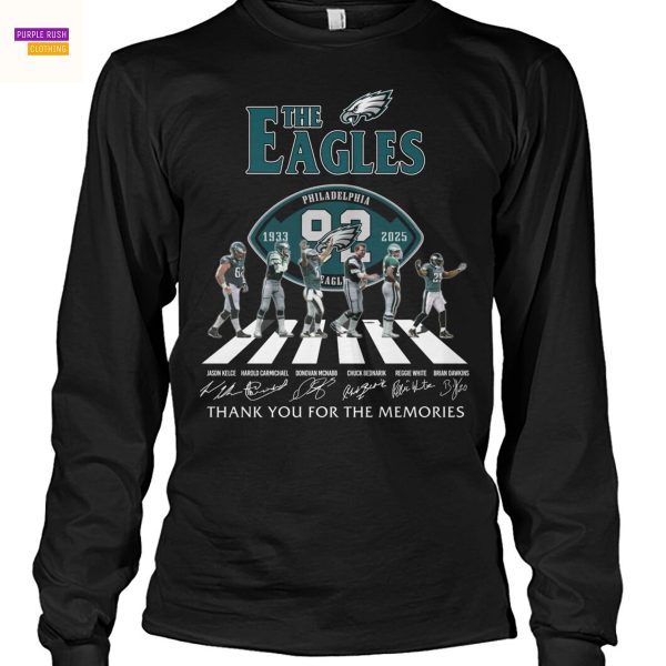 The Philadelphia Eagles 1933-2025 Signature Thank You For The Memories Unisex T-Shirt