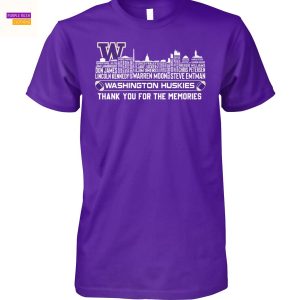 Washington Huskies Thank You For The Memories Unisex T-Shirt