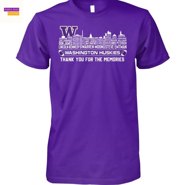 Washington Huskies Thank You For The Memories Unisex T-Shirt