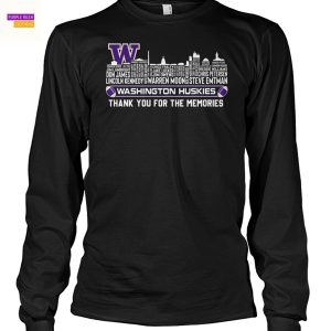 Washington Huskies Thank You For The Memories Unisex T-Shirt
