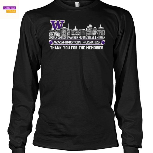 Washington Huskies Thank You For The Memories Unisex T-Shirt