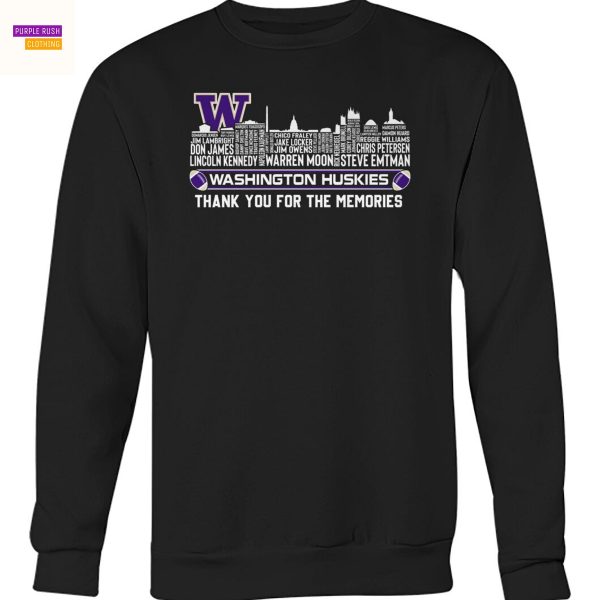 Washington Huskies Thank You For The Memories Unisex T-Shirt
