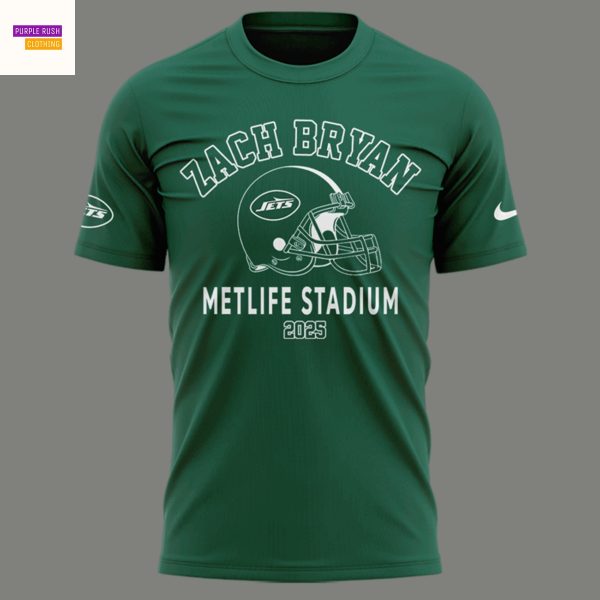 Zach Bryan x New York Jets Metlife Stadium 2025 3D T-Shirt